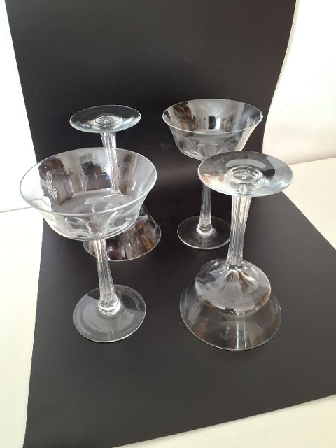 Champagne skåle  4 stk.